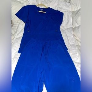 Blue scrubs set